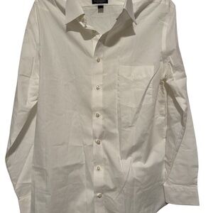 Stafford Men's White Dress Shirt